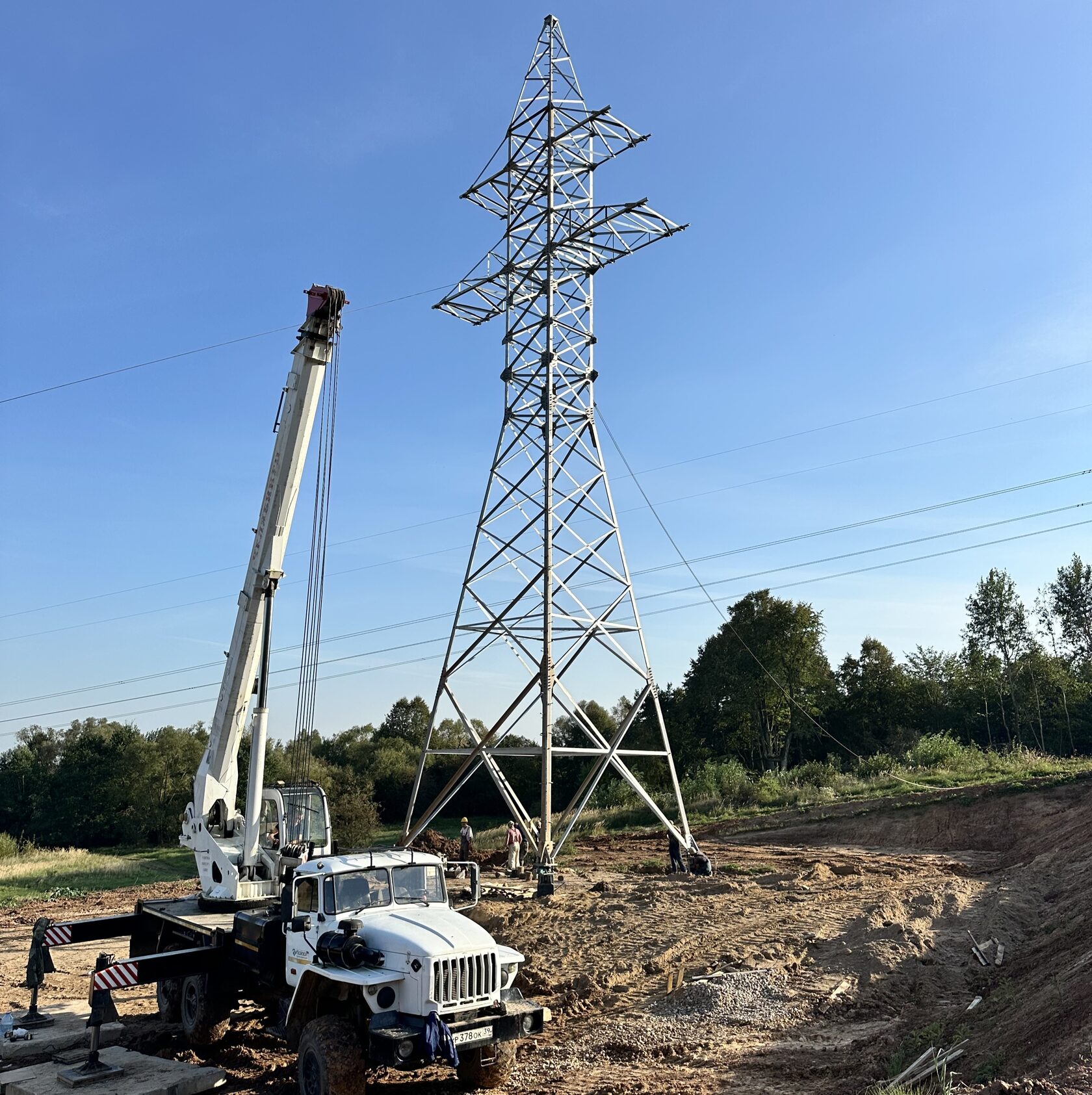 Строительство ЛЭП